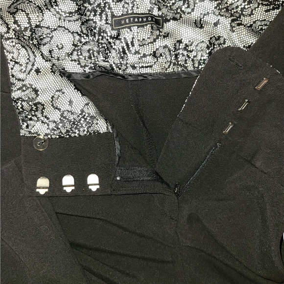 Metaphor Womens Black Flare Leg Dress Pants Size 14S - Picture 6 of 9